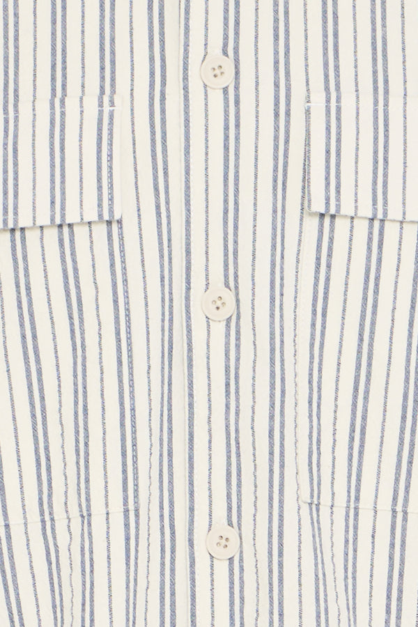 Wiberg Ivory & Blue Casual Friday Shirt