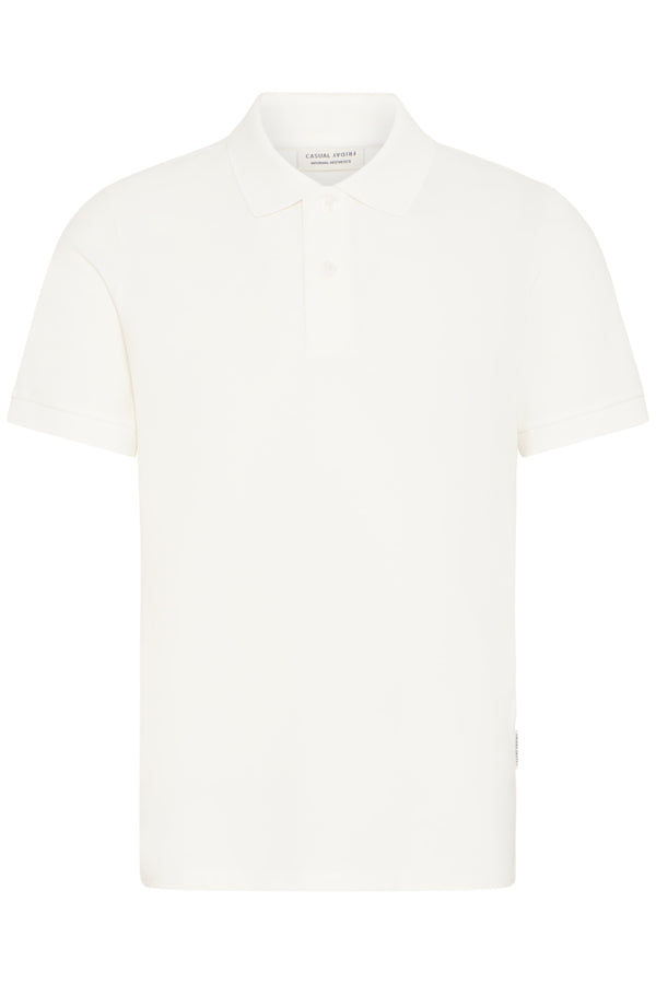 Polo Solheim White Pique Casual Friday