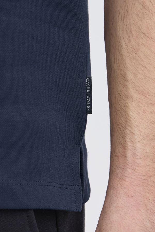 Polo Sveen Heavy Bleu Marine Casual Friday