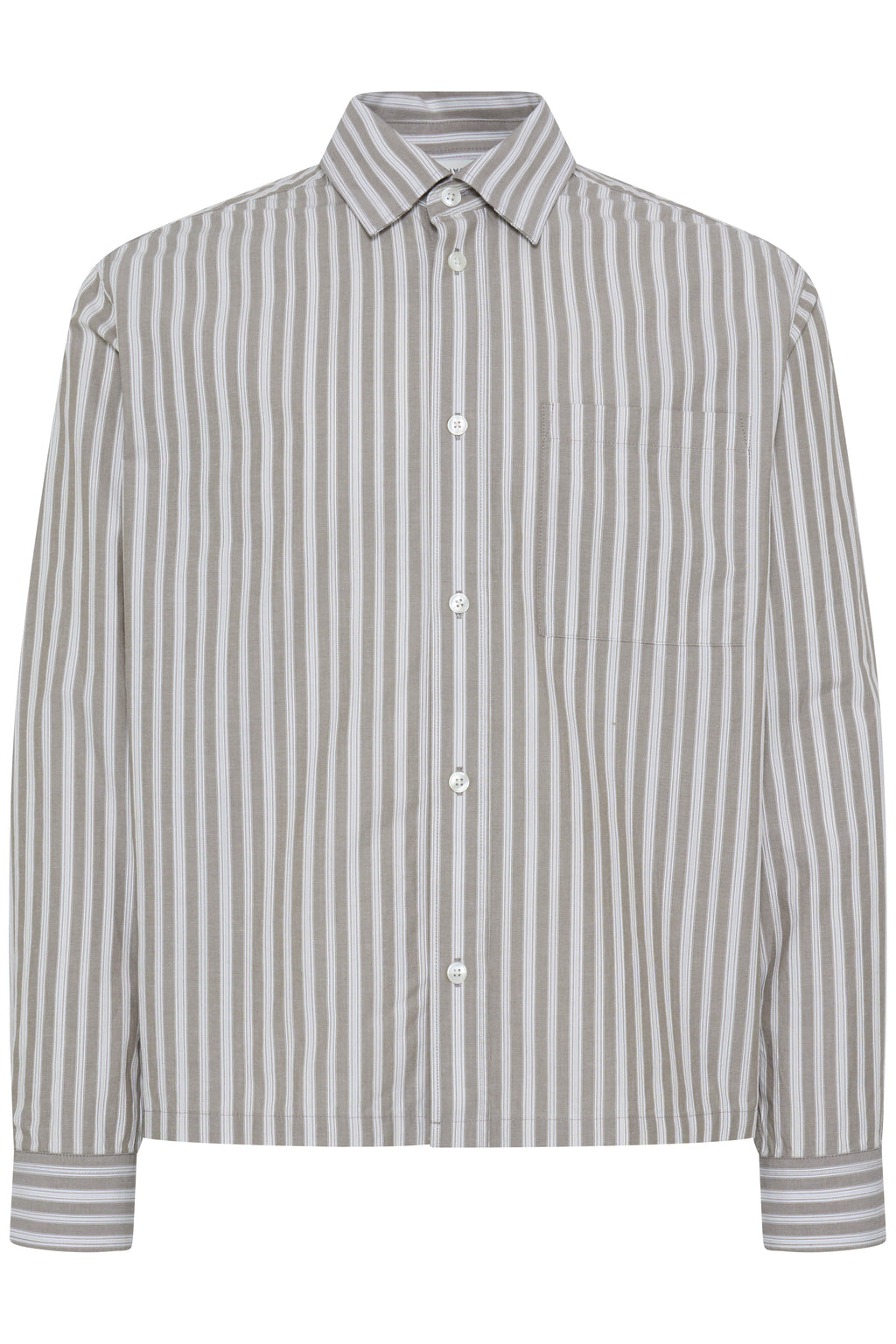 Chemise Berry Dobby Beige & Blanc Casual Friday