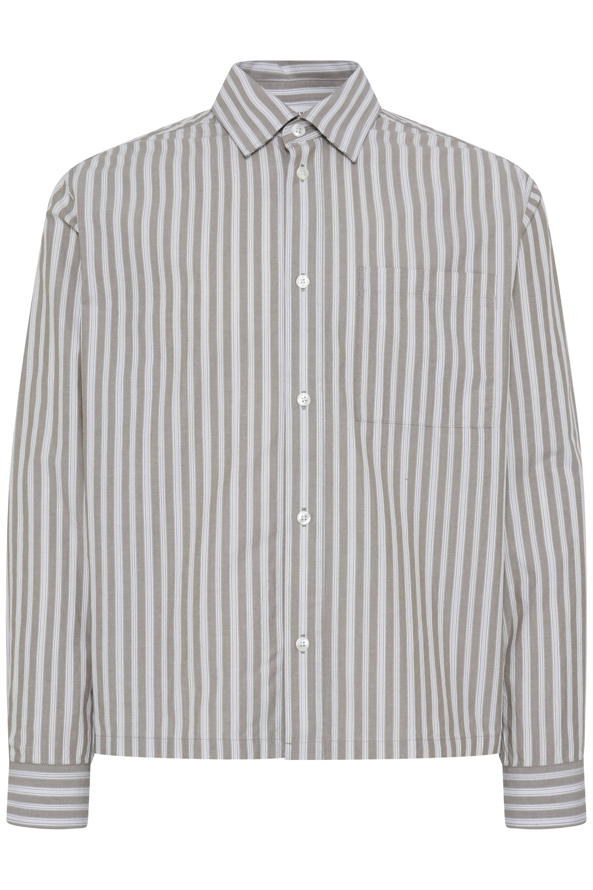 Chemise Berry Dobby Beige & Blanc Casual Friday
