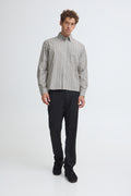 Chemise Berry Dobby Beige & Blanc Casual Friday