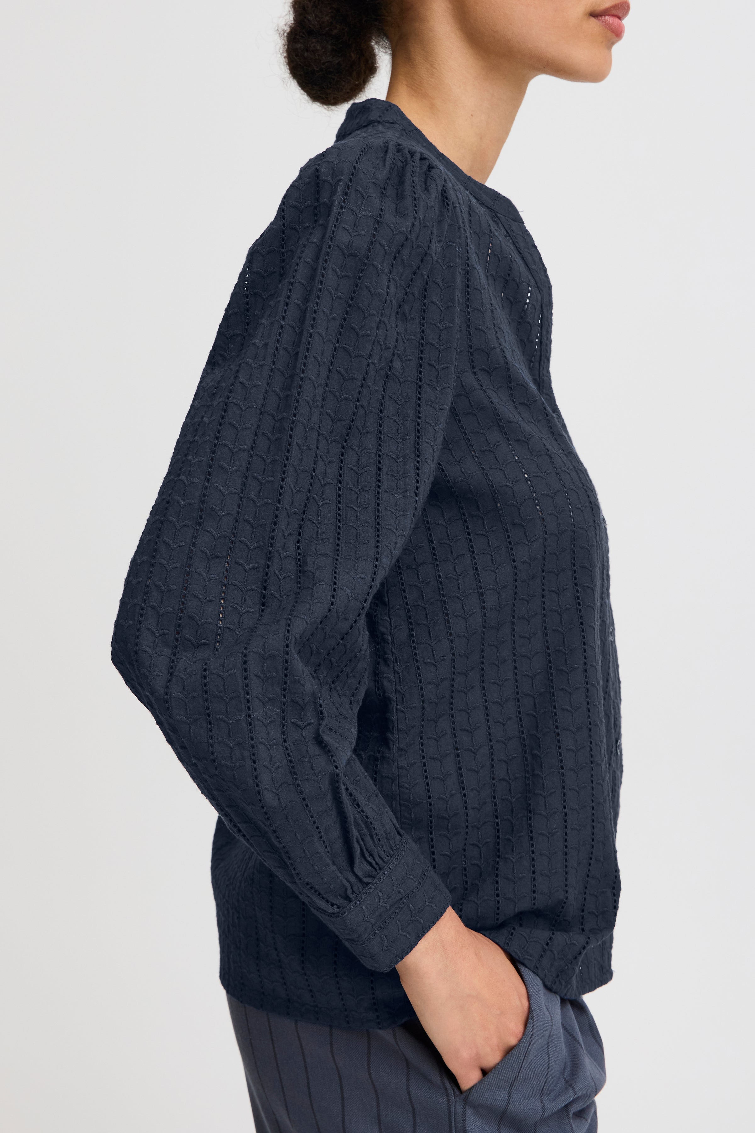 Hassie Navy Blue B.Young Shirt