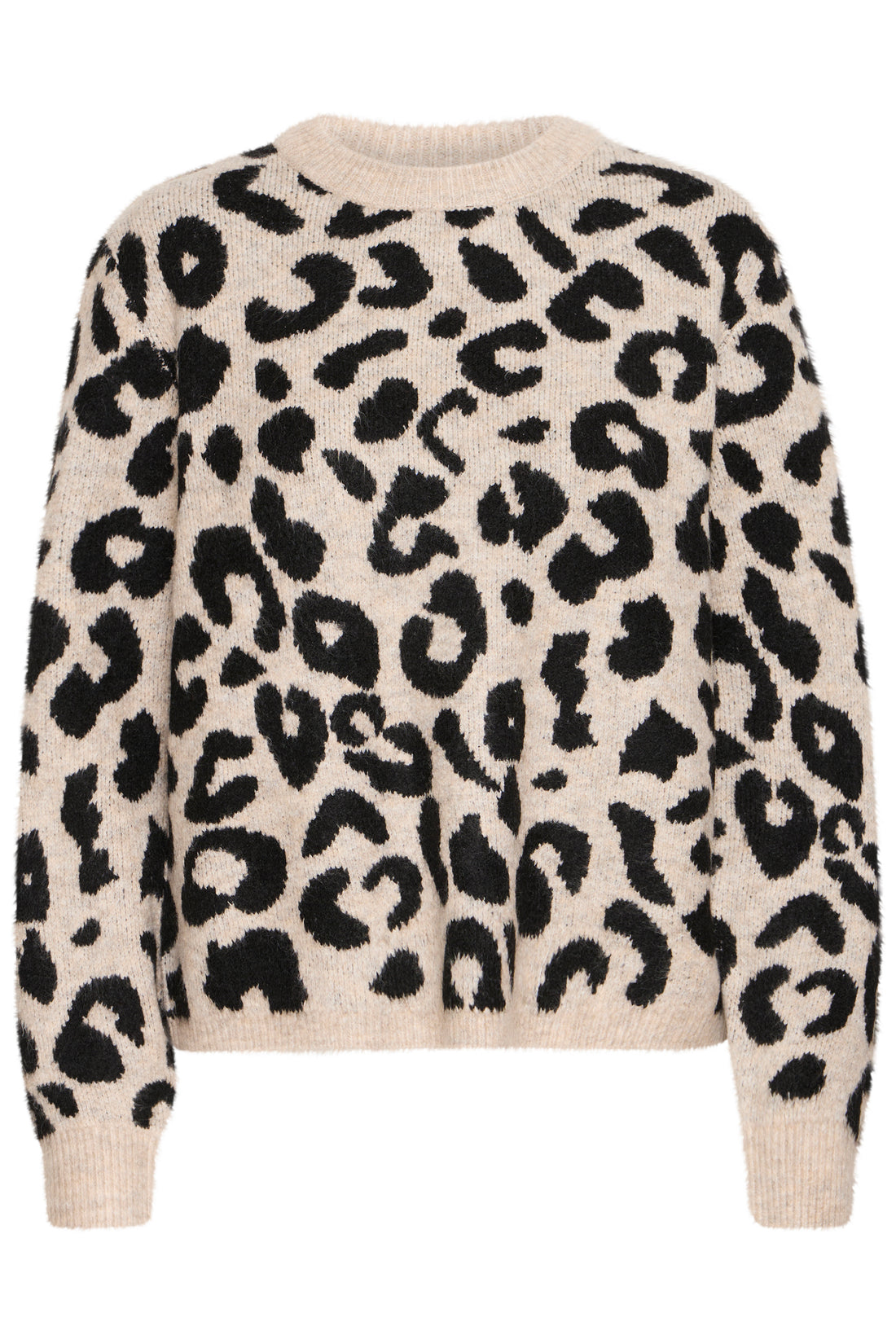 Pull Minya Leopard Beige/Noir B.Young