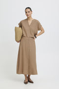 Robe Falakka Longue Brun B.Young
