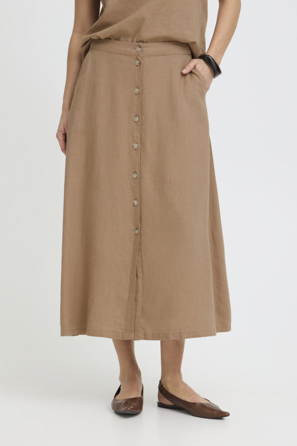 Robe Falakka Longue Brun B.Young