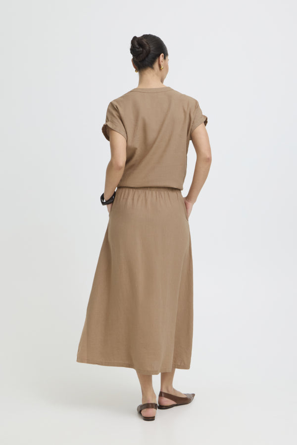 Robe Falakka Longue Brun B.Young
