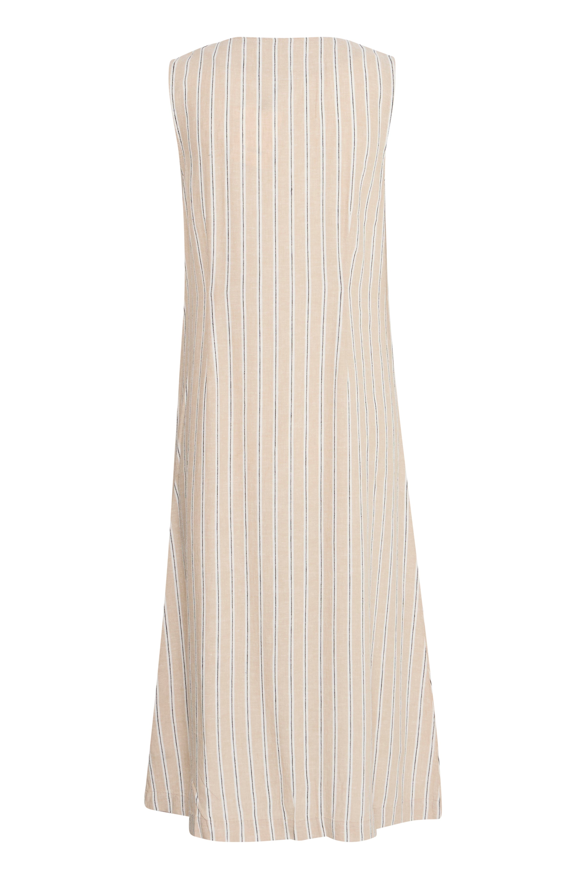 Robe Falakka Longue Beige Rayé B.Young