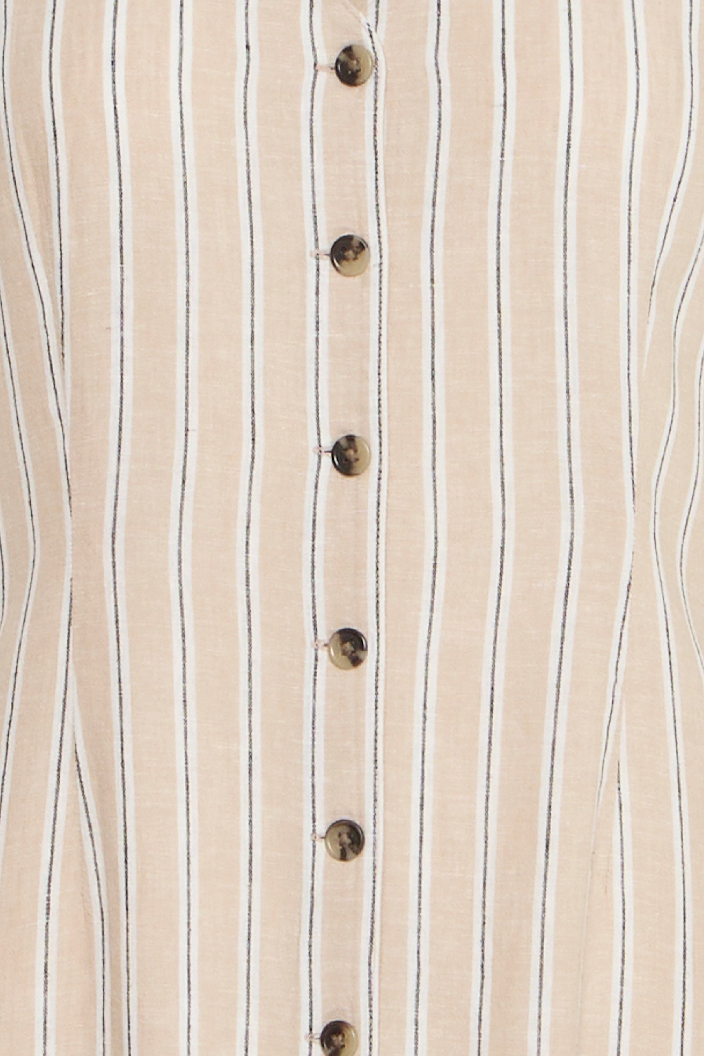 Robe Falakka Longue Beige Rayé B.Young