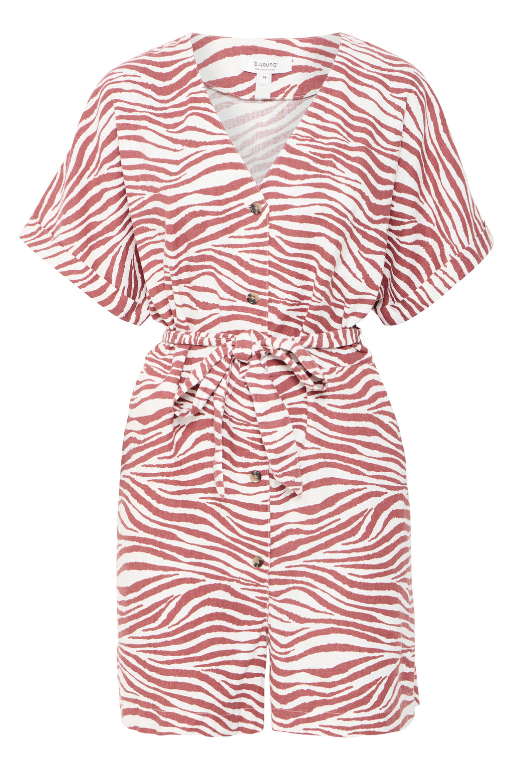 Falakka Animal Mahogany Jumpsuit B.Young