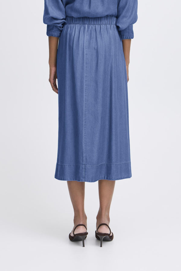 B.Young Kosmo Blue Denim Skirt