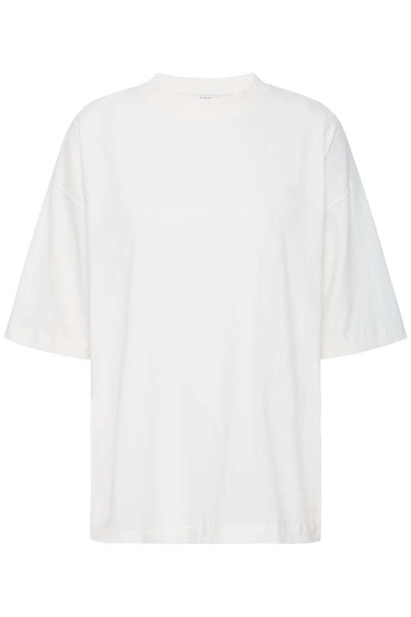 B.Young Ecru Oversized Pandinna T-Shirt