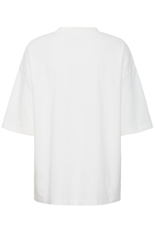B.Young Ecru Oversized Pandinna T-Shirt