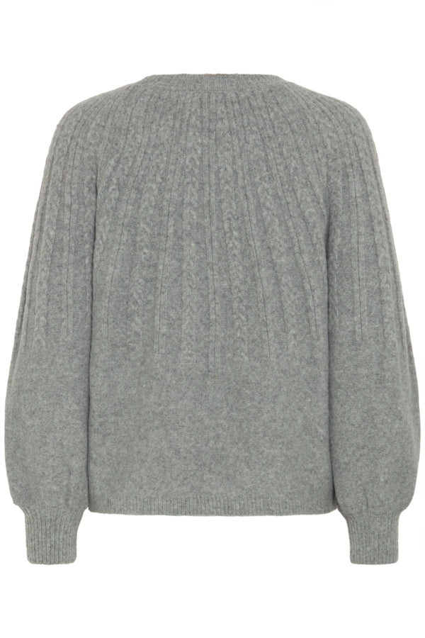Pull Magge Cable Gris Mélange B.Young