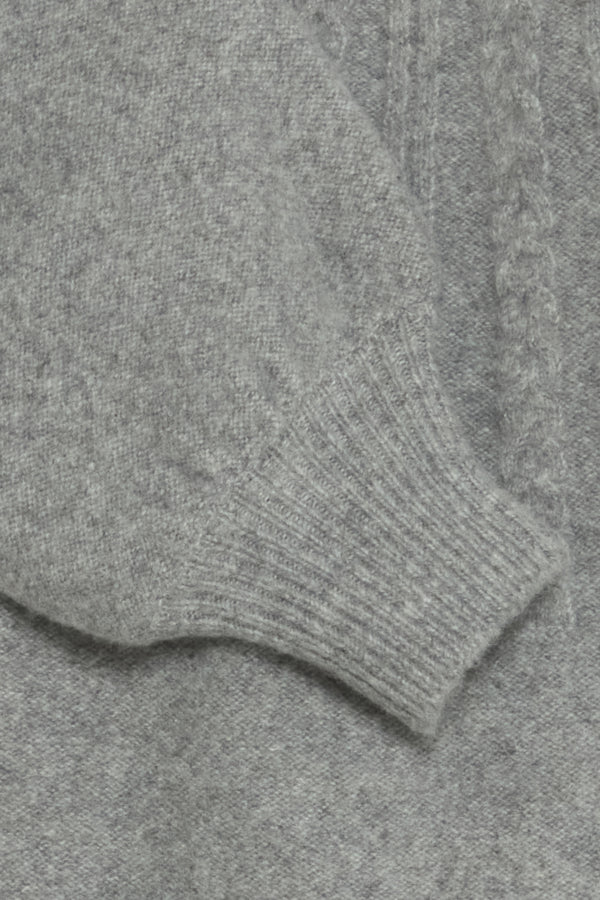 Pull Magge Cable Gris Mélange B.Young