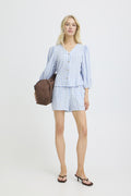 Falakka Blue Checked Shirt B.Young