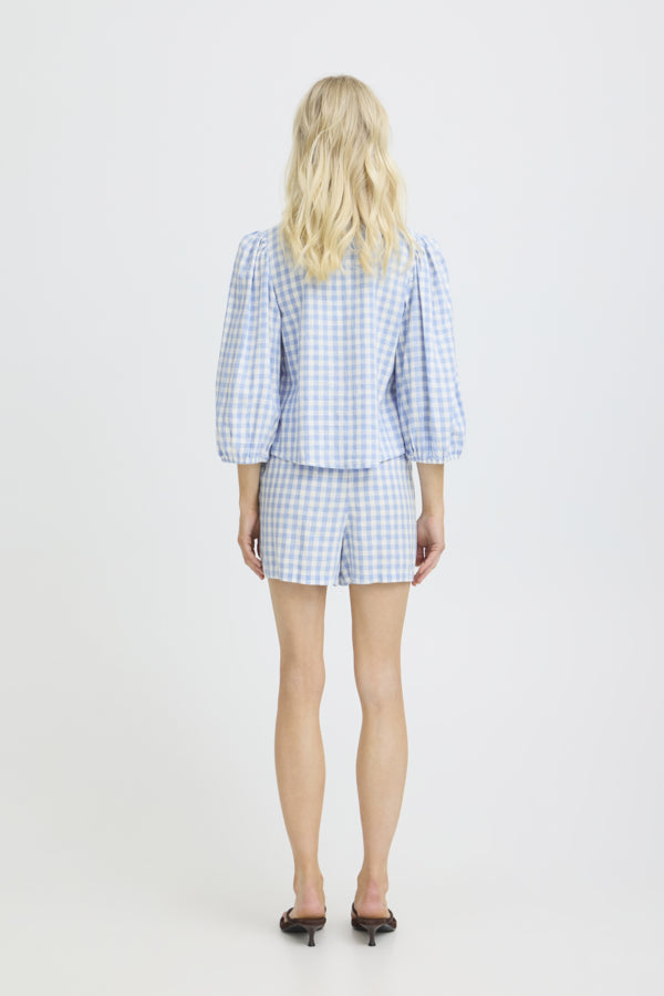 Falakka Blue Checked Shirt B.Young