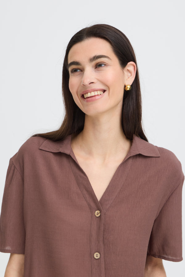B.Young Erolo Brown Shirt
