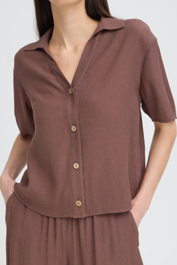 B.Young Erolo Brown Shirt