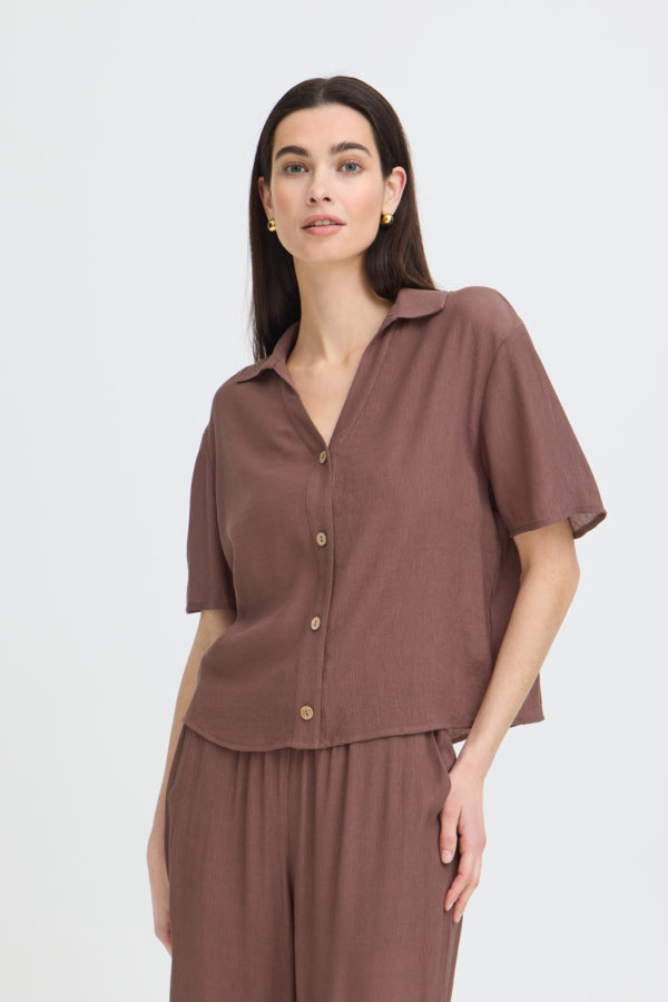 B.Young Erolo Brown Shirt