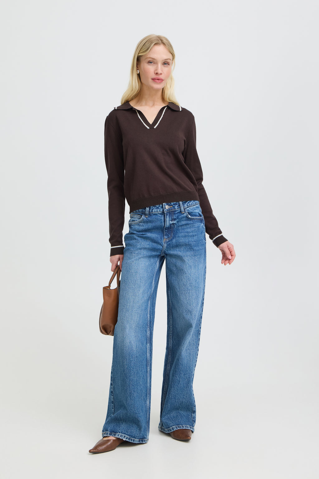 Haut Morla Ls Polo Brun Java B.Young