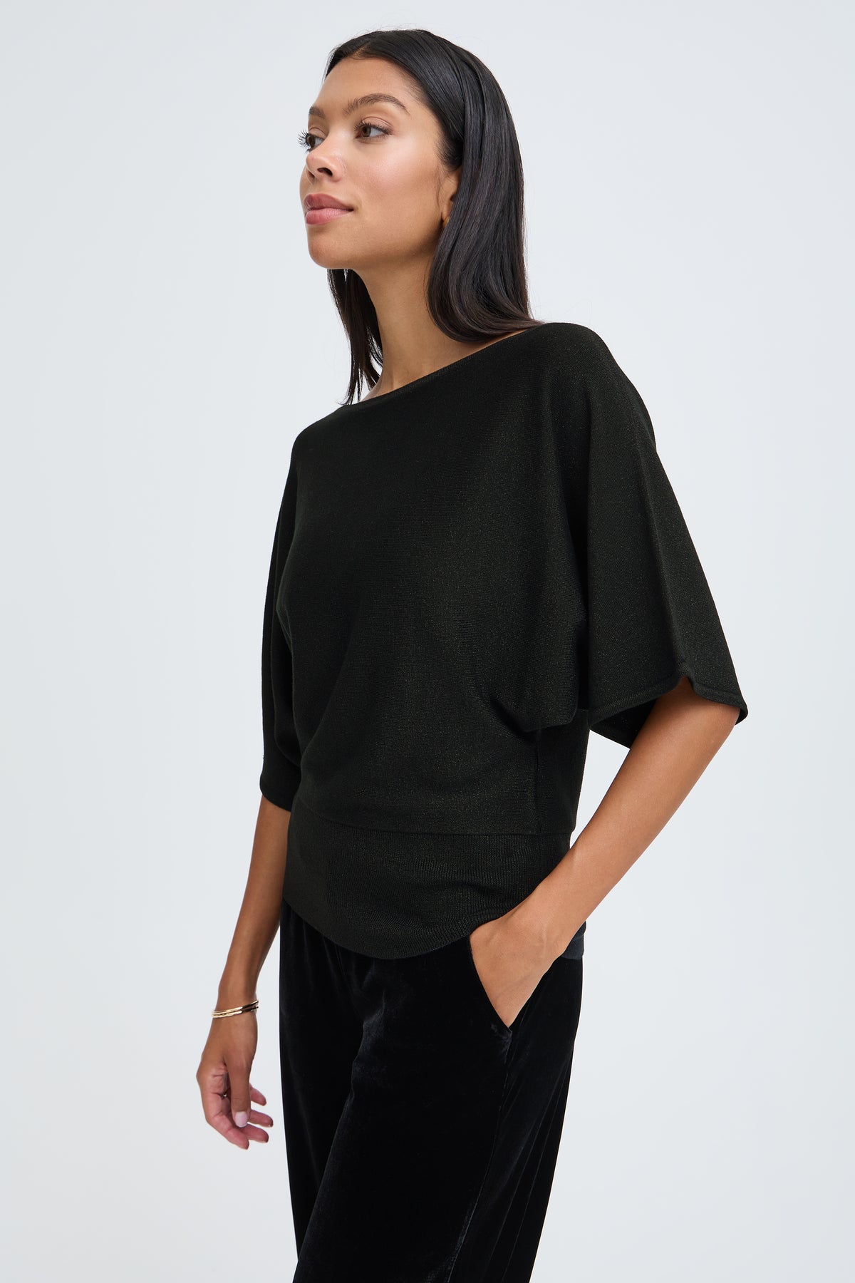 Haut Mobbe Batwing Noir Pétille B.Young