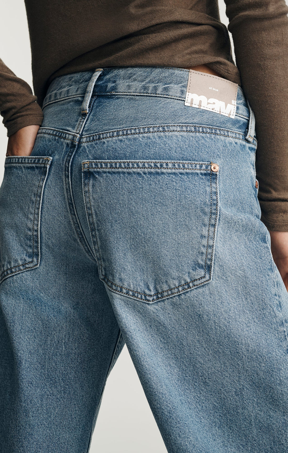 Jeans Sandy Extra Wide Mid Used Classic Denim Mavi Jeans