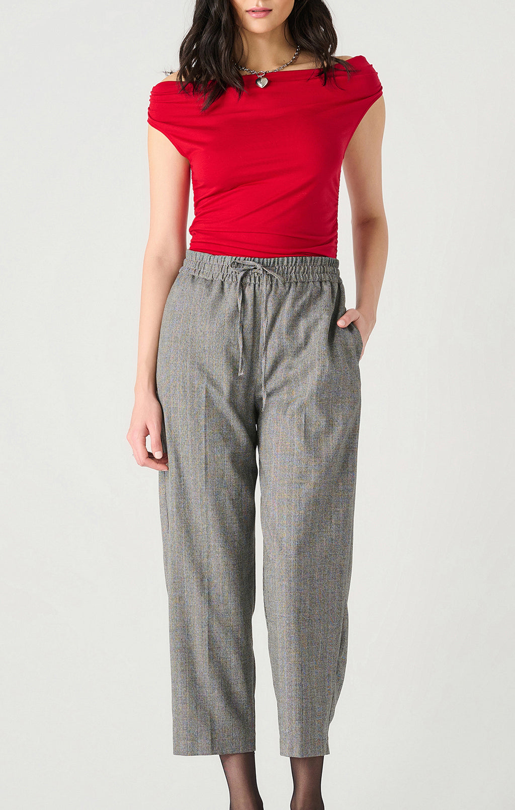 Pantalon Glen Trouser Gris Dex