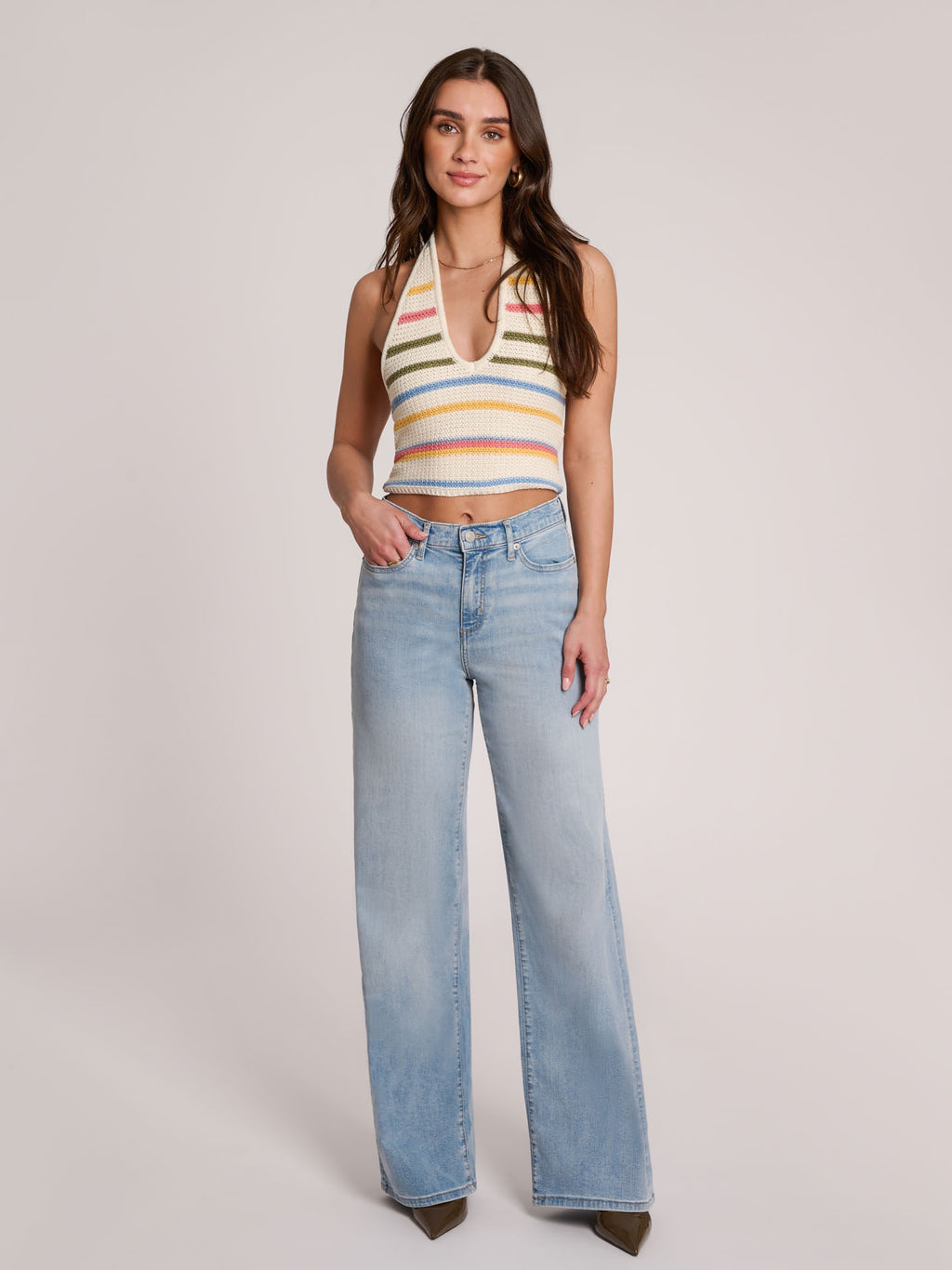 Lily Begonia 2723 H.Rise, W.Leg Begonia Yoga Jeans