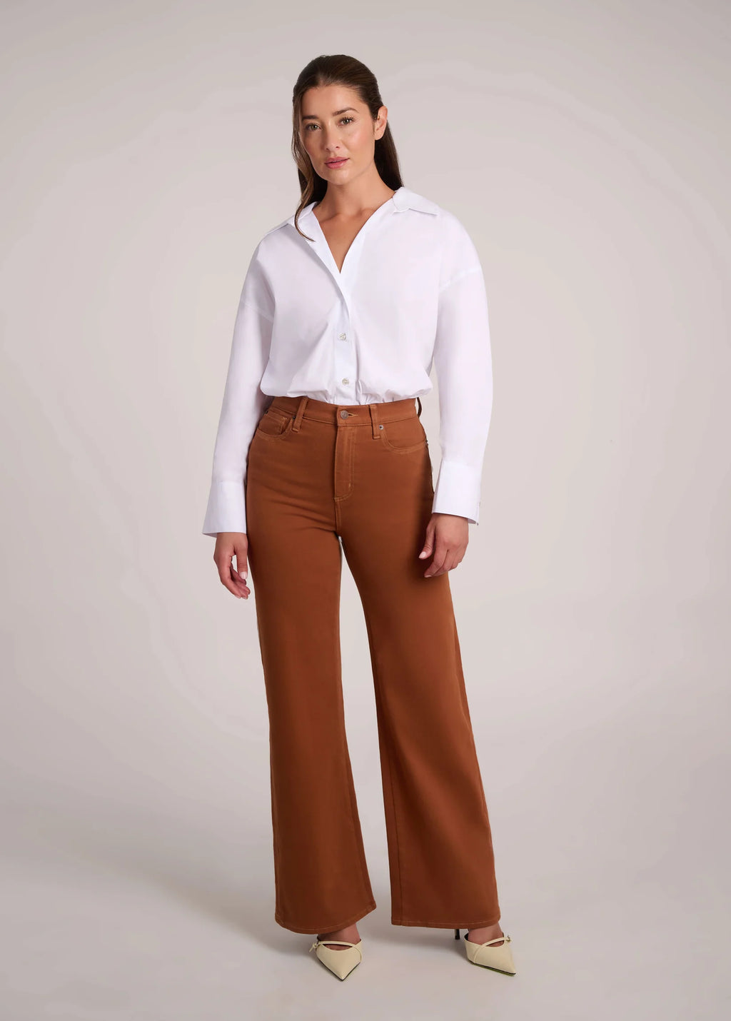 Lily 2742 Jeans Brown Aurora Yoga Jeans