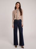 Lily Blue Butter Fly Yoga Jeans