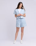 Chemise Chambray Cropped Celine Yoga Jeans