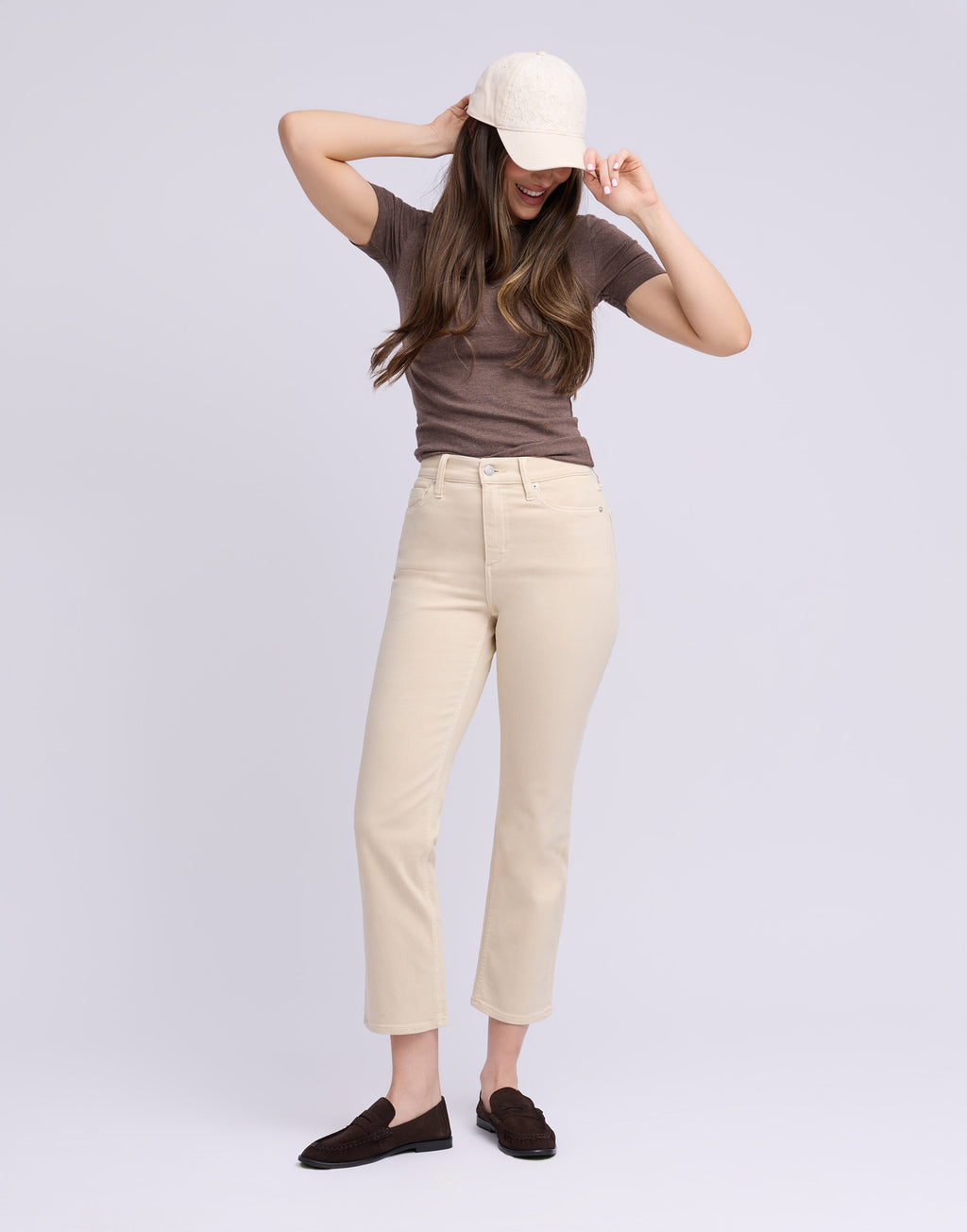 Chloé Straight 2943 Beige Abigail Yoga Jeans