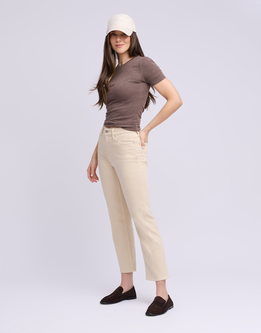 Chloé Straight 2943 Beige Abigail Yoga Jeans