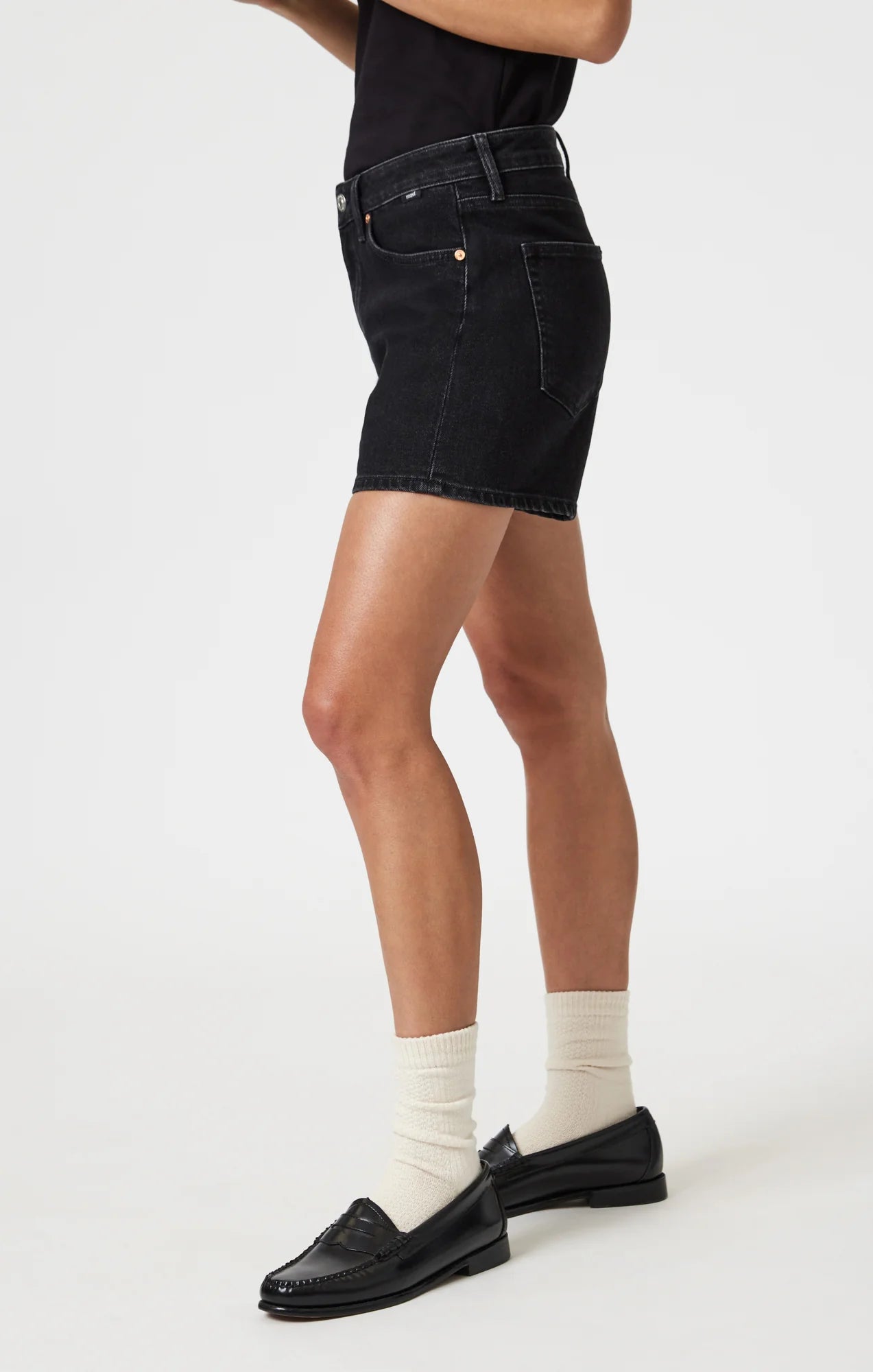 Short Heidi Dark Smoke 90'S Blue Jeans