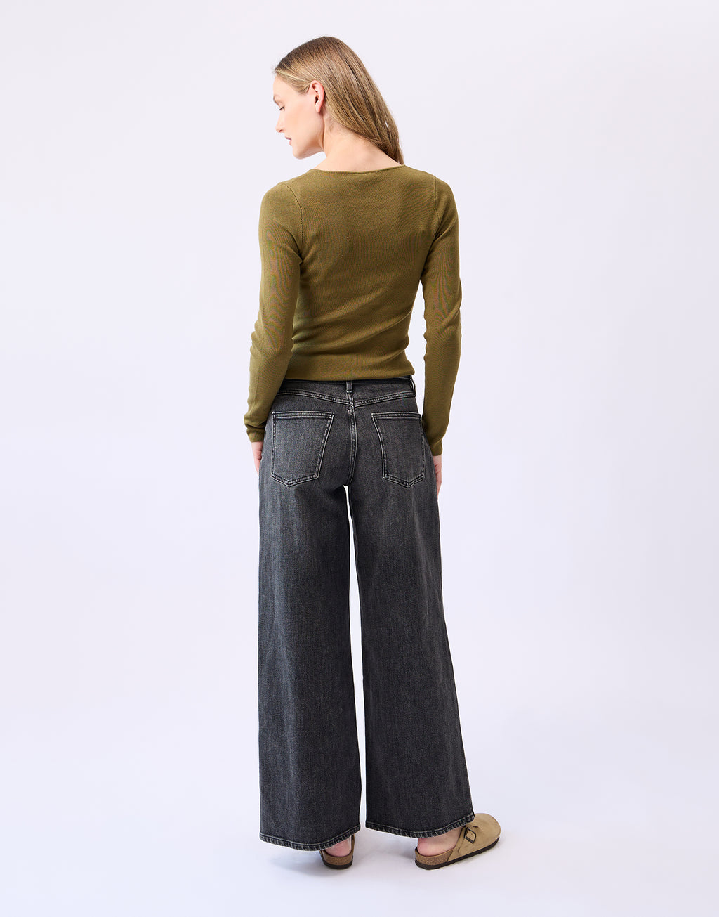 Lily 3072 Gray Stone Yoga Jeans