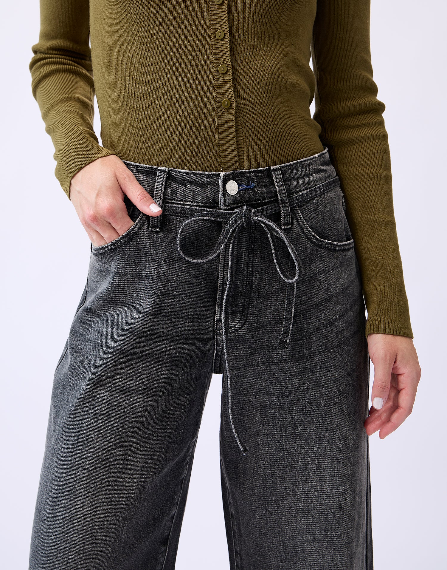 Lily 3072 Gray Stone Yoga Jeans