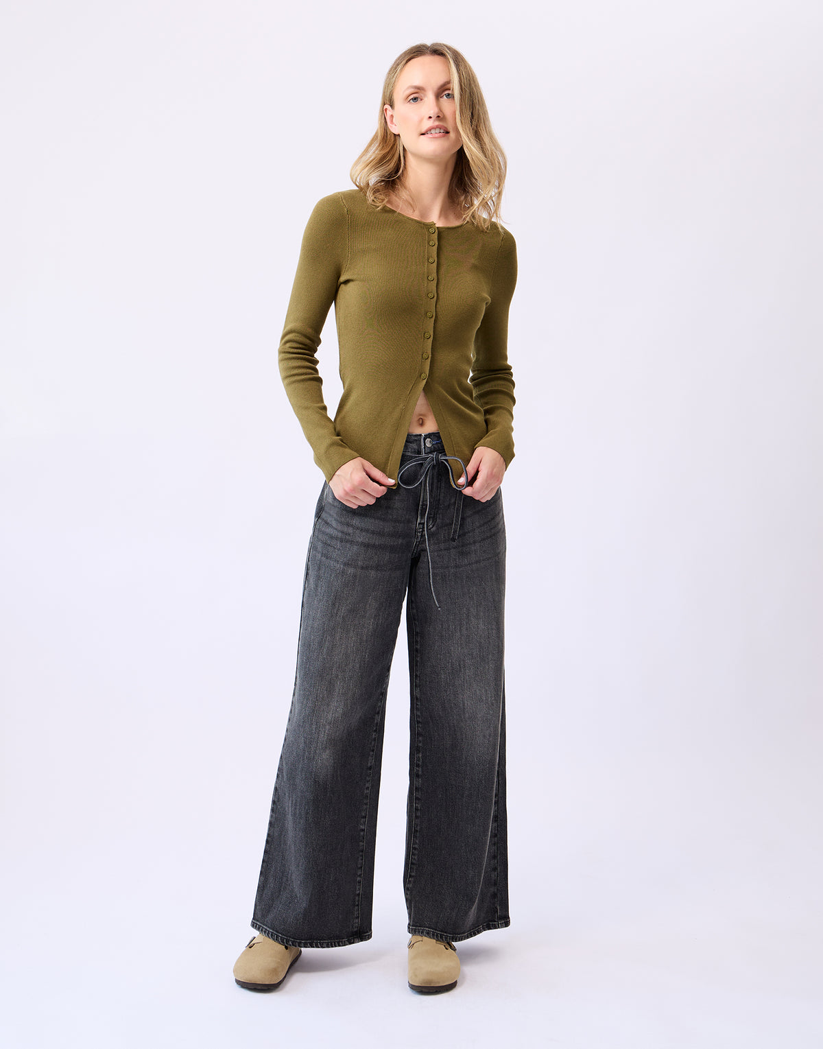 Lily 3072 Gray Stone Yoga Jeans