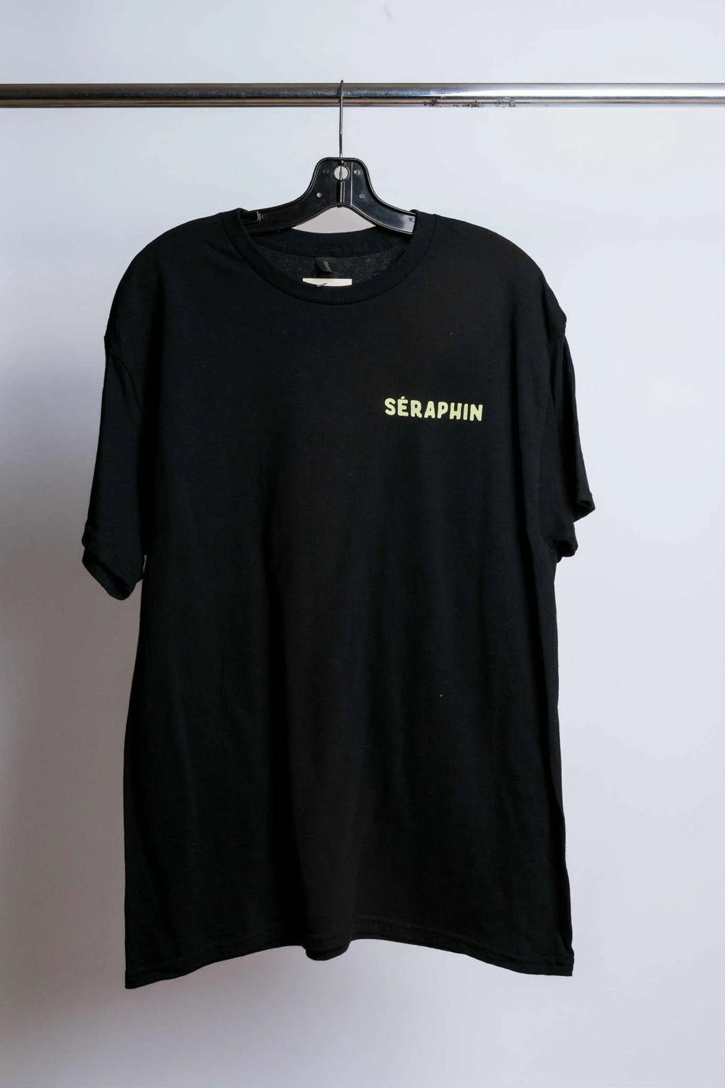 T-Shirt Vivre Libre Noir Séraphin