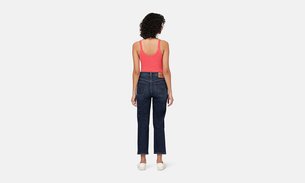 Levi's Wedgie Straight Indigo Here We Go Jeans