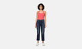 Levi's Wedgie Straight Indigo Here We Go Jeans