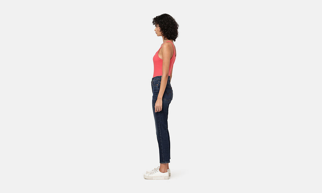 Levi's Wedgie Straight Indigo Here We Go Jeans