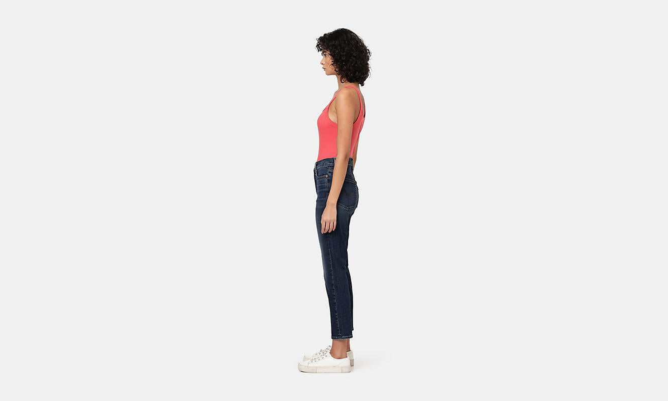 Levi's Wedgie Straight Indigo Here We Go Jeans