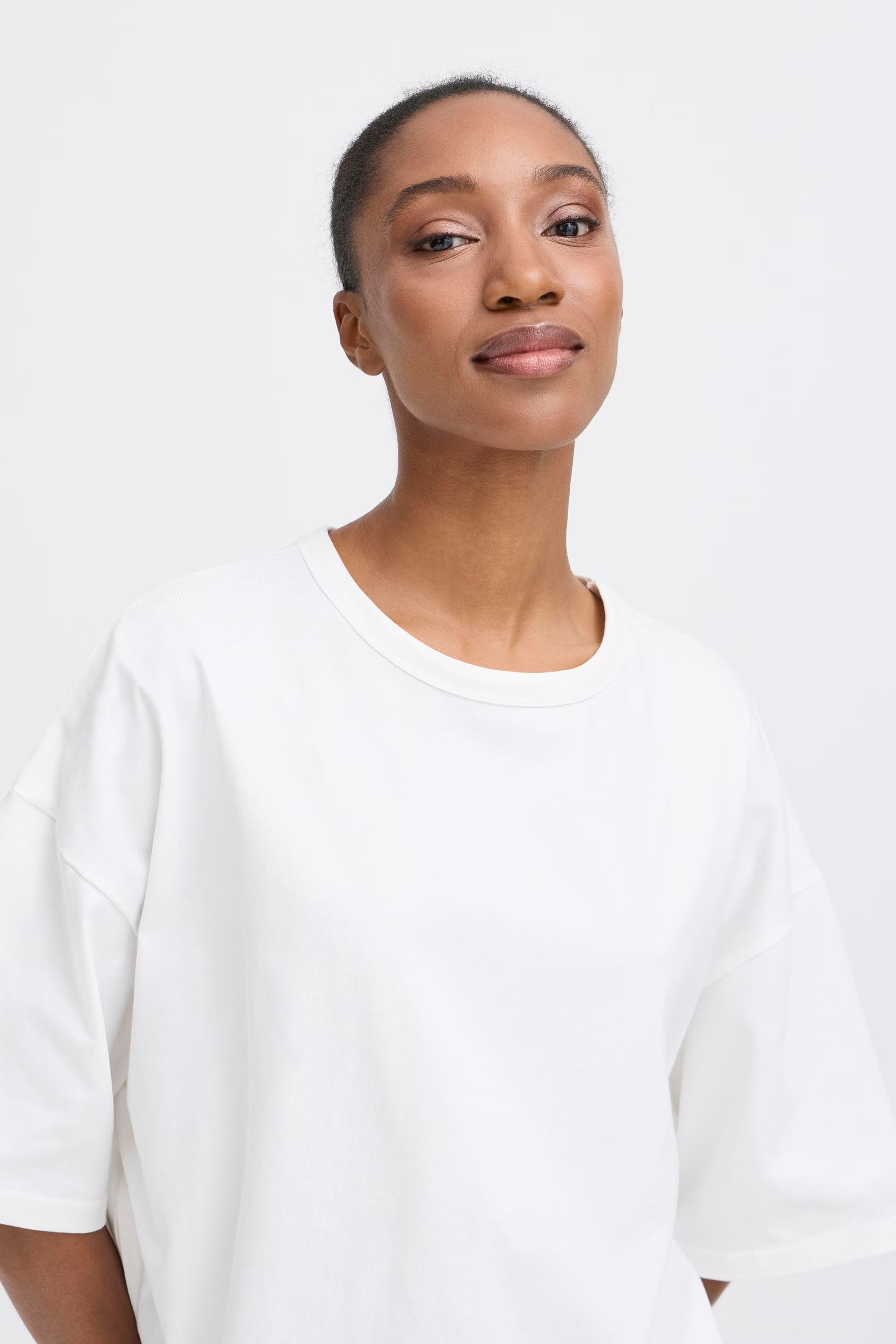 Ichi Palmer Loose White T-Shirt XL