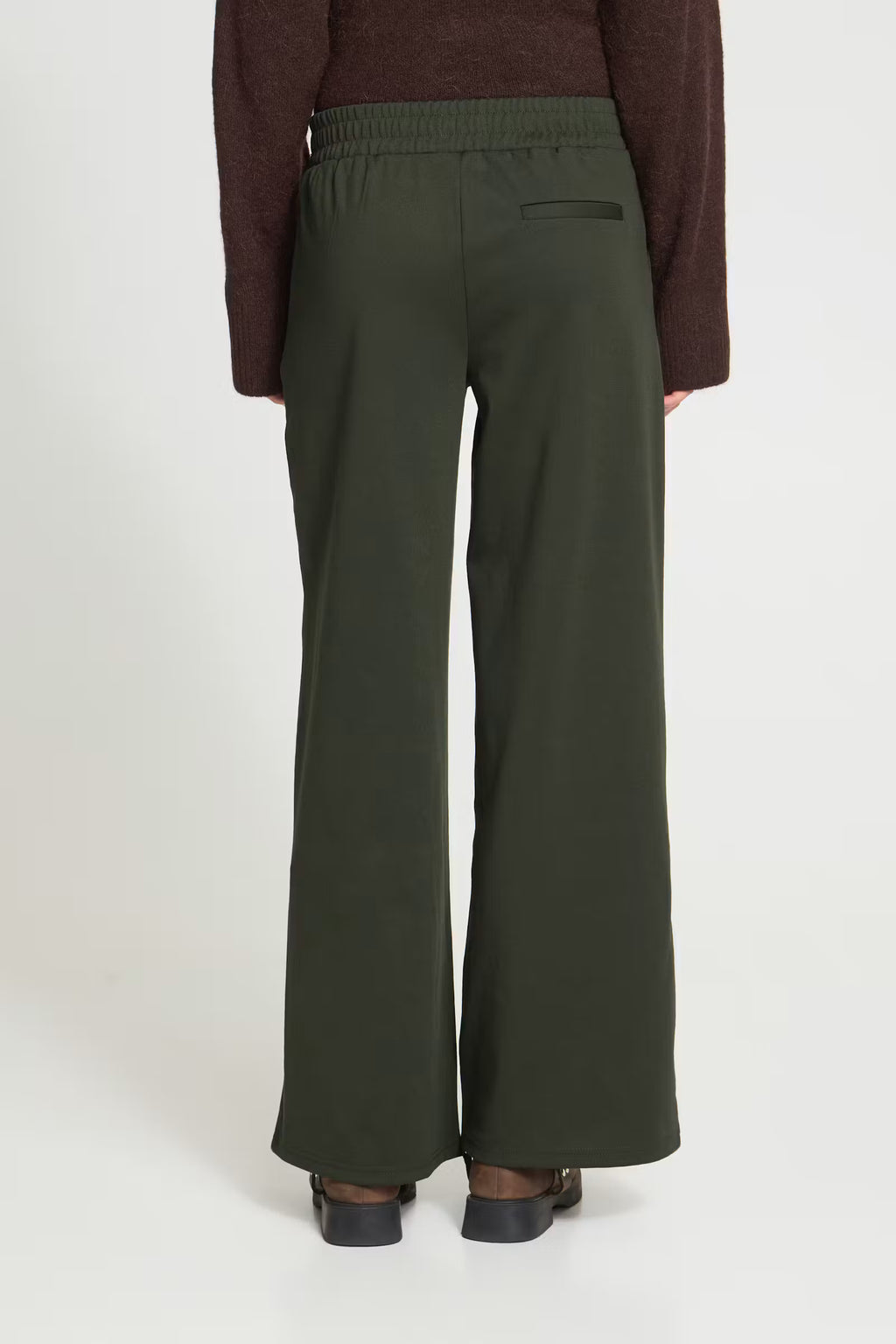 Pantalon Kate Wide Long Vert Rosin Ichi