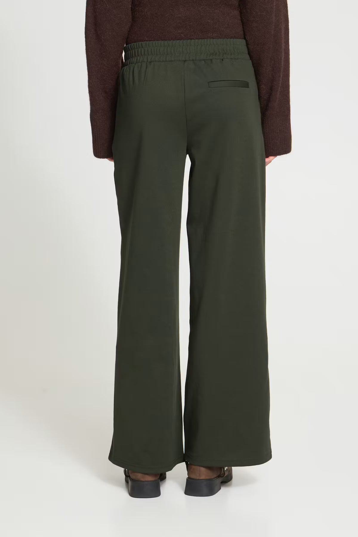 Pantalon Kate Wide Long Vert Rosin Ichi