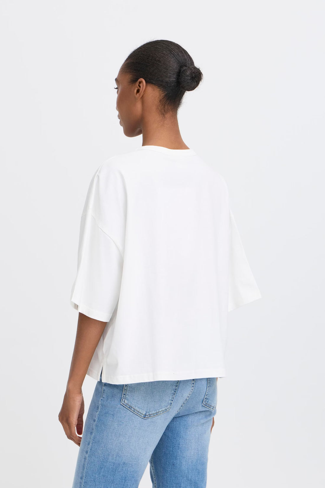 T-Shirt Palmer XL Loose Blanc Ichi