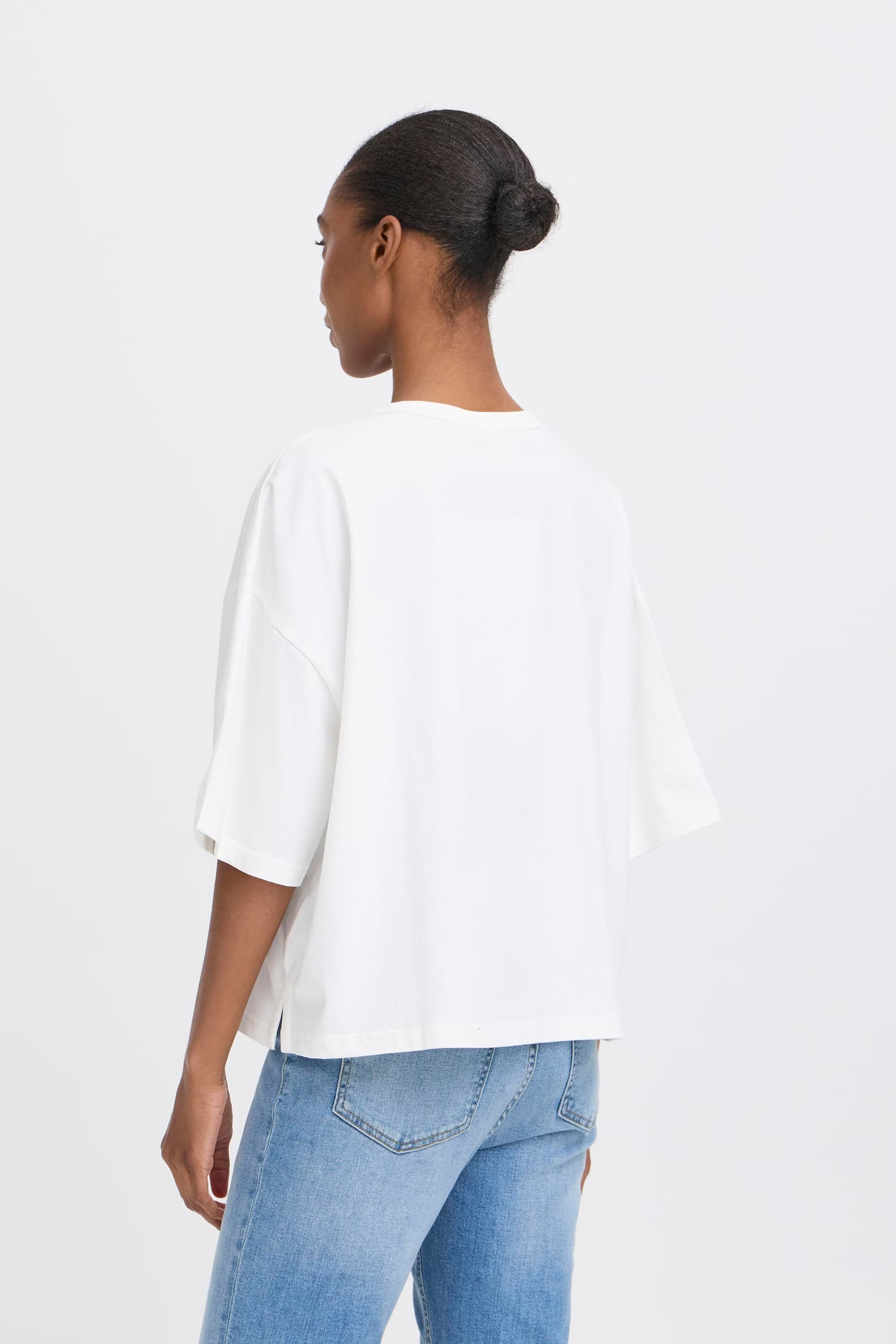 Ichi Palmer Loose White T-Shirt XL