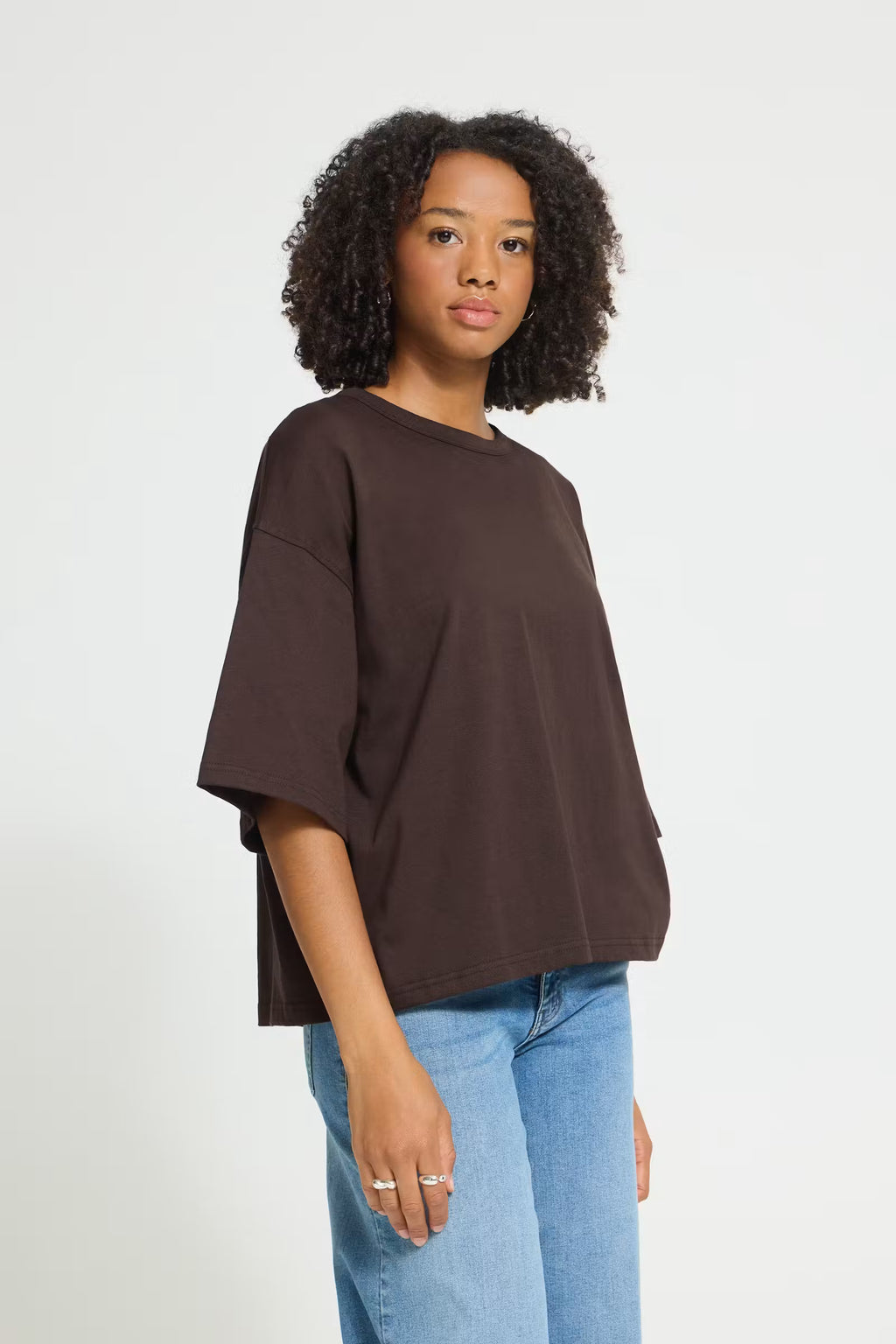 T-Shirt Palmer XL Loose Brun ICHI
