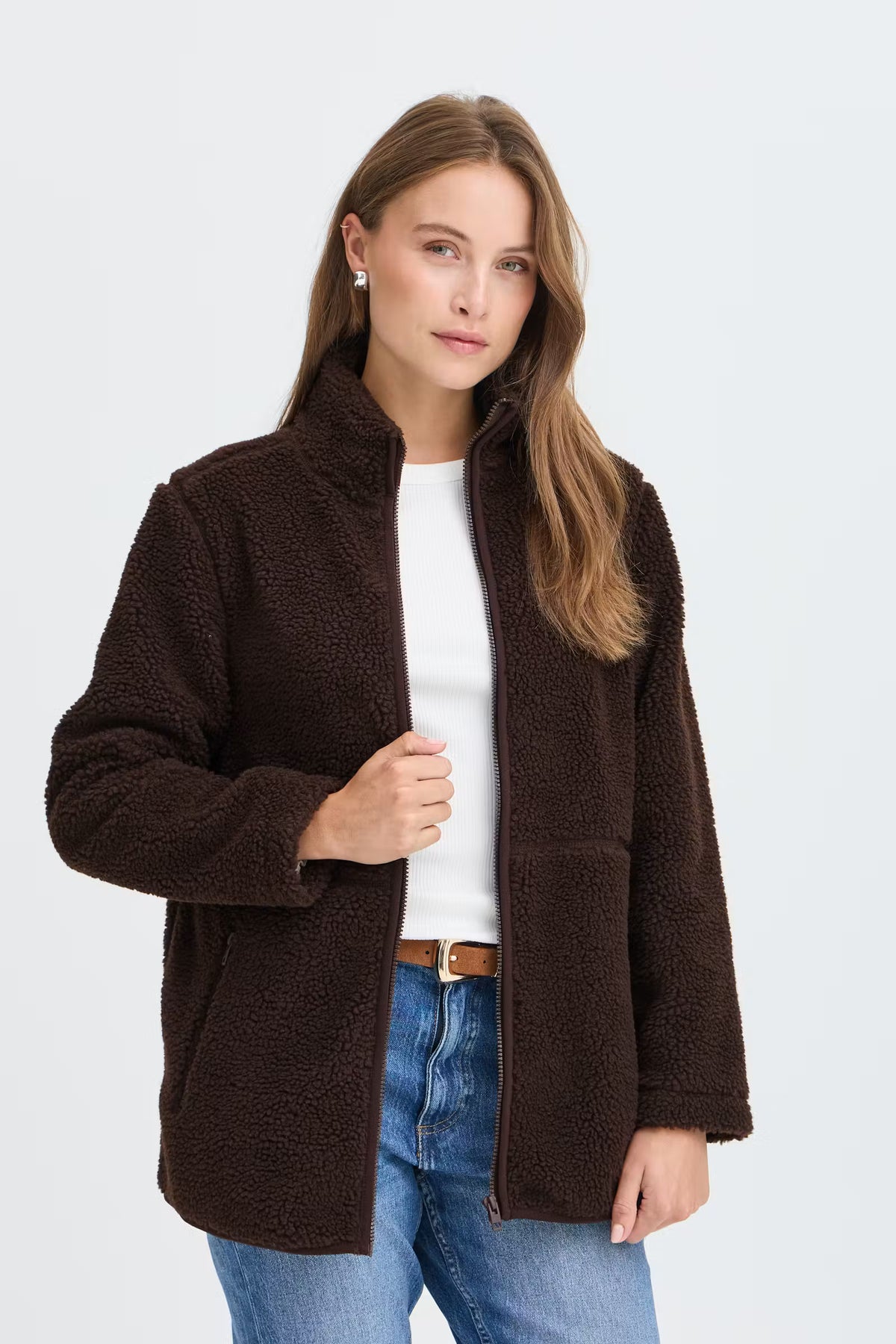 Alea Brown Java Coat by B.Young